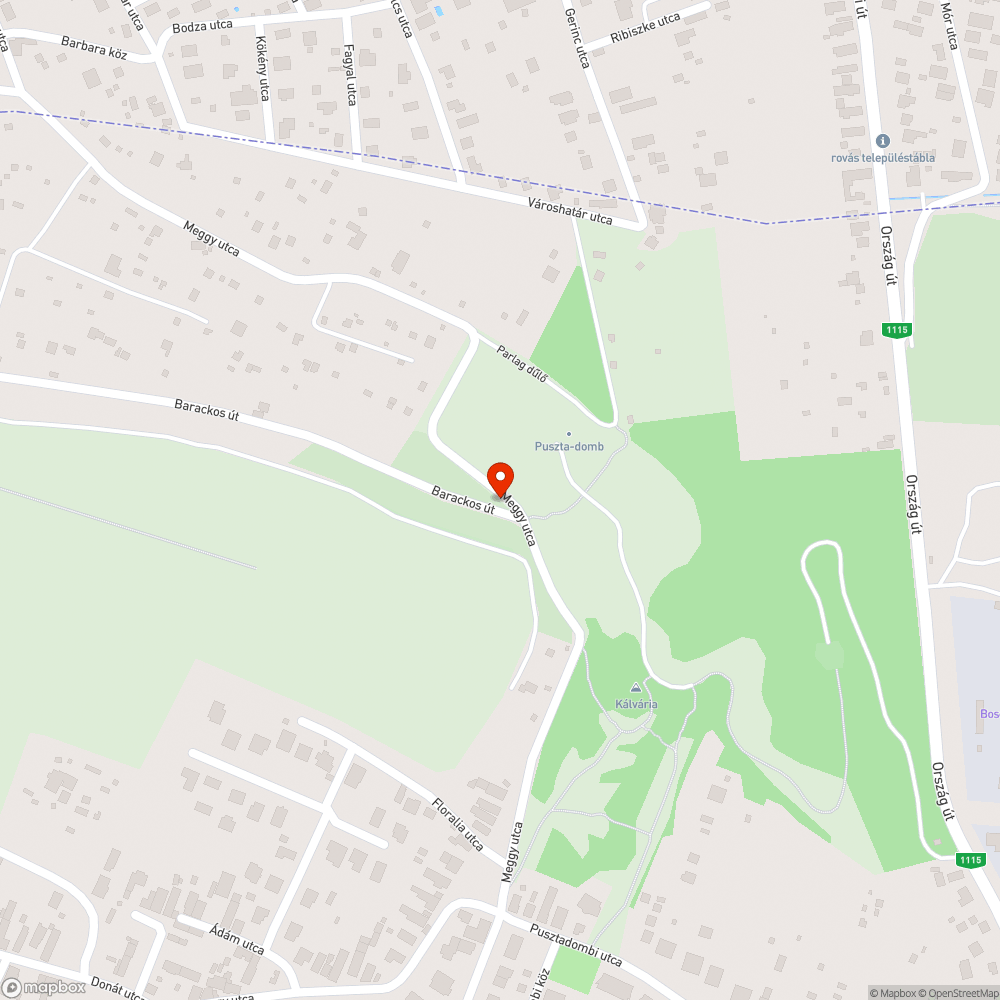 Szemét bejelentés helye