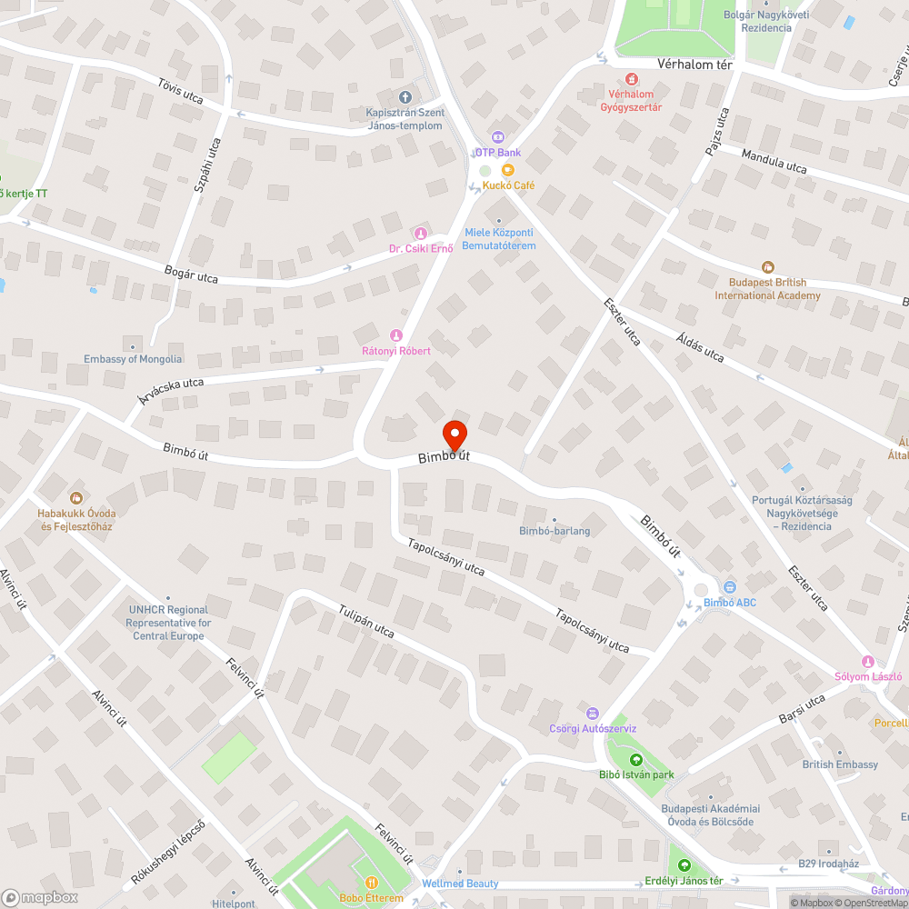 Ottfelejtett oszlop és talp bejelentés helye