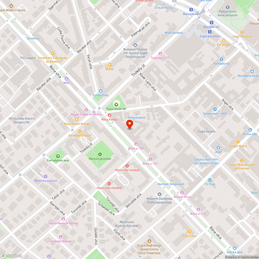 Lomtalanításból visszamaradt bútordarab bejelentés helye