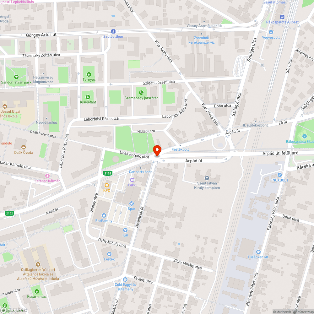 Záróvonal hiánya / láthatósága bejelentés helye