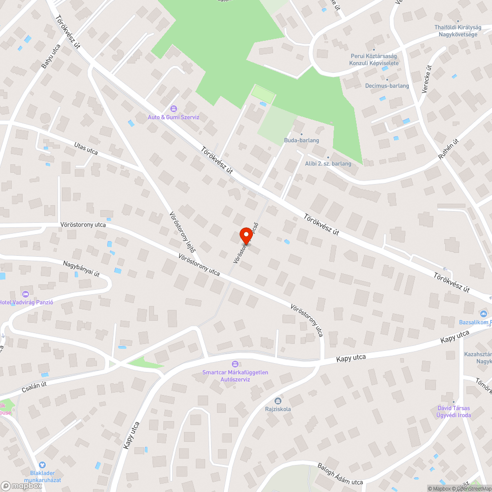 Lépcső melletti lefolyó eldugult bejelentés helye