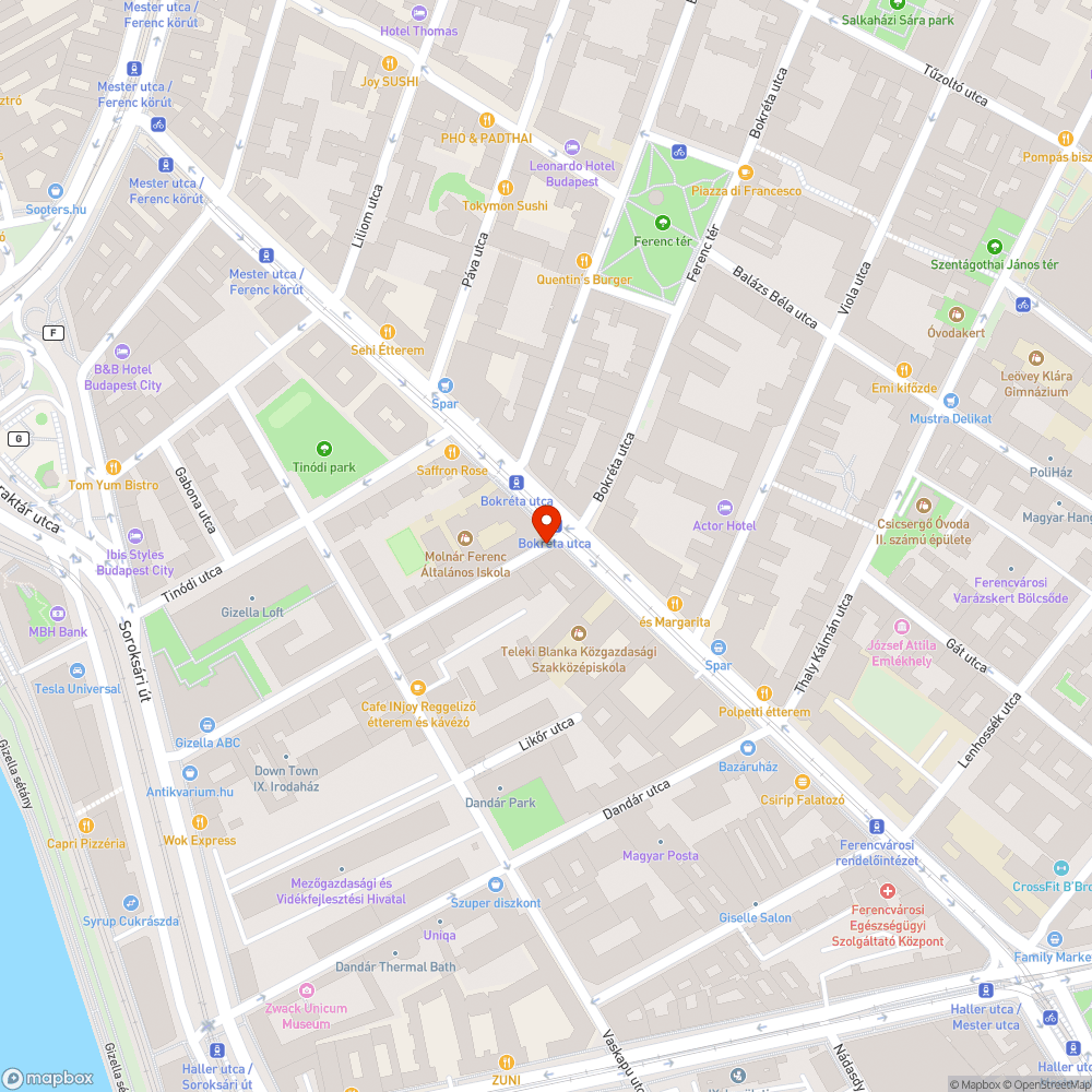 Madártetem bejelentés helye