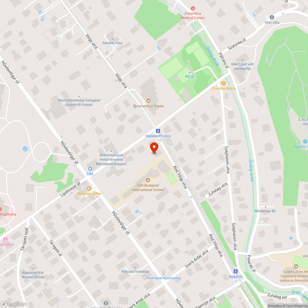 Elhagyott jármű bejelentés helye