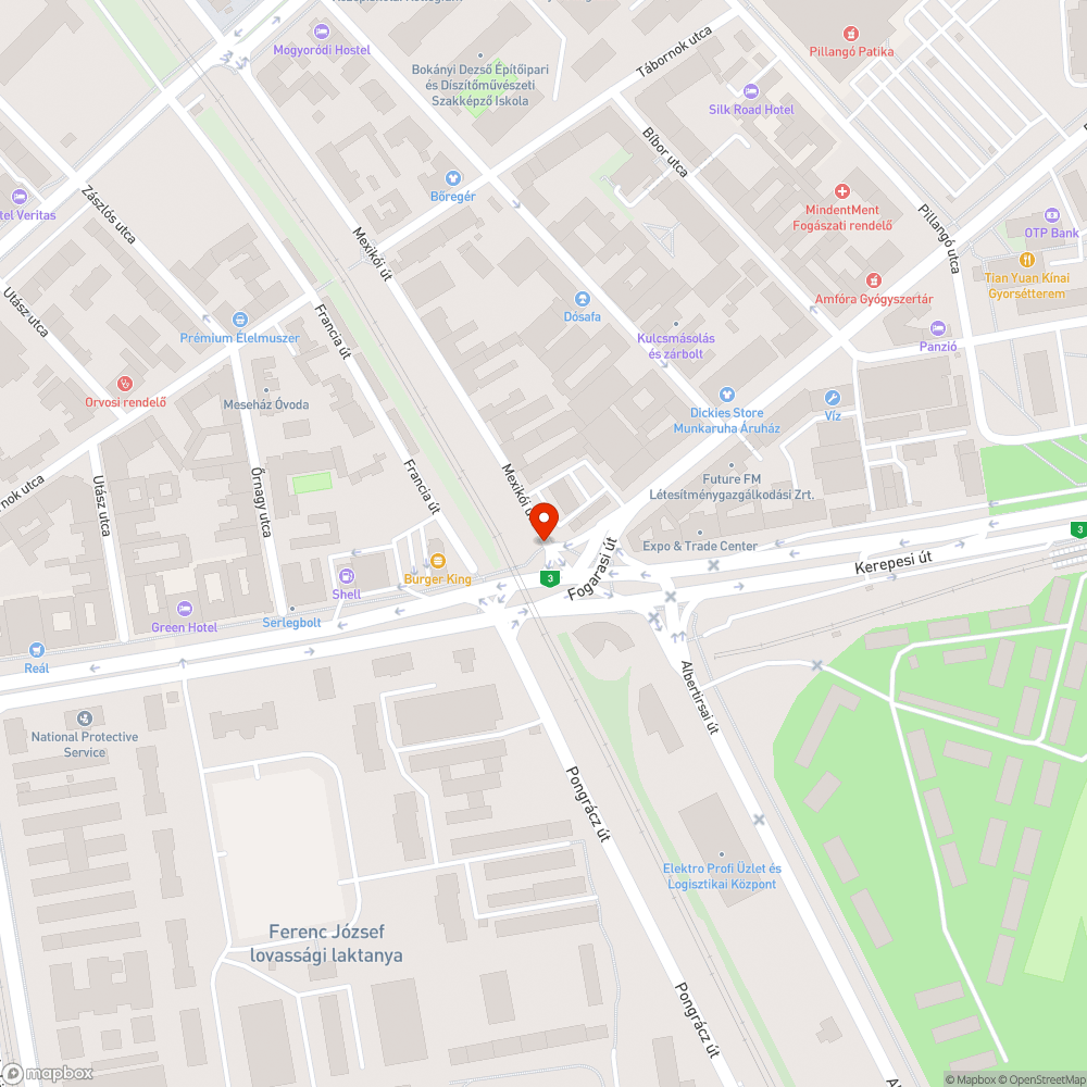 Elszállításra váró ecetfák és egyéb zöldhulladék bejelentés helye