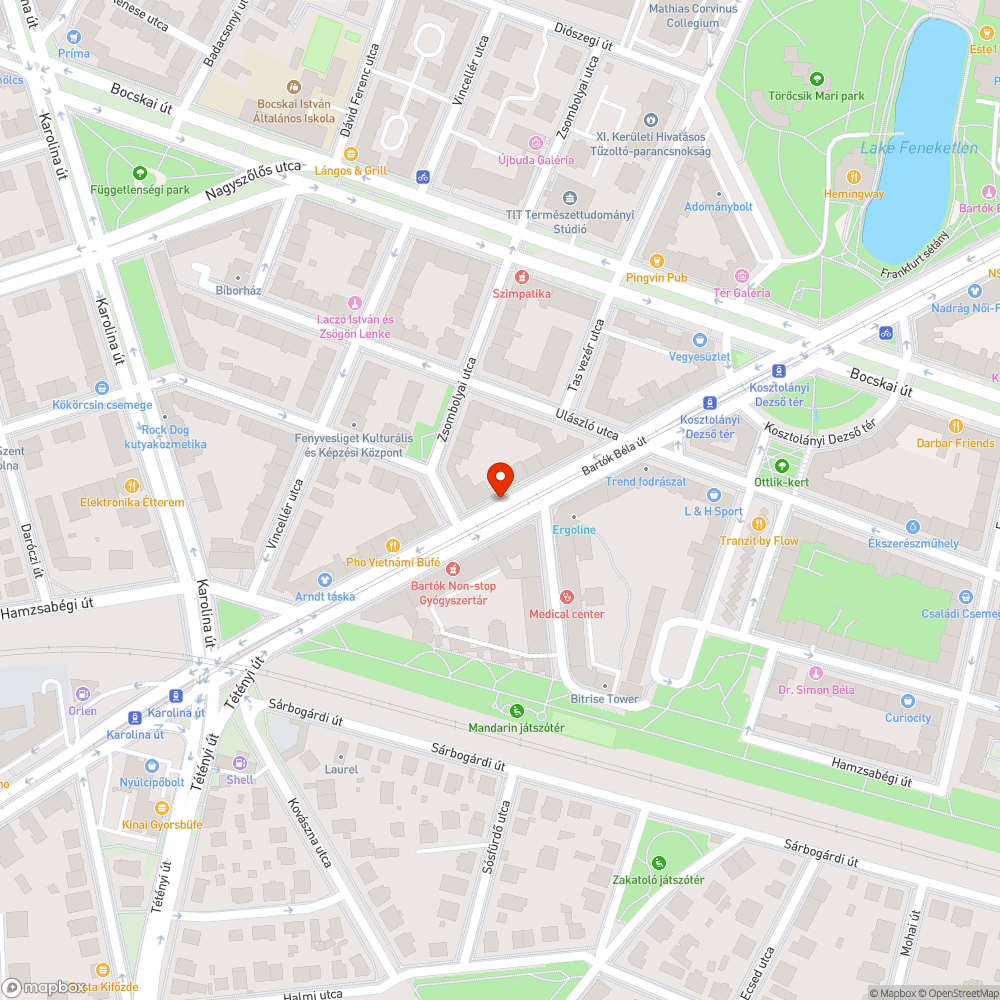 Zebra bejelentés helye