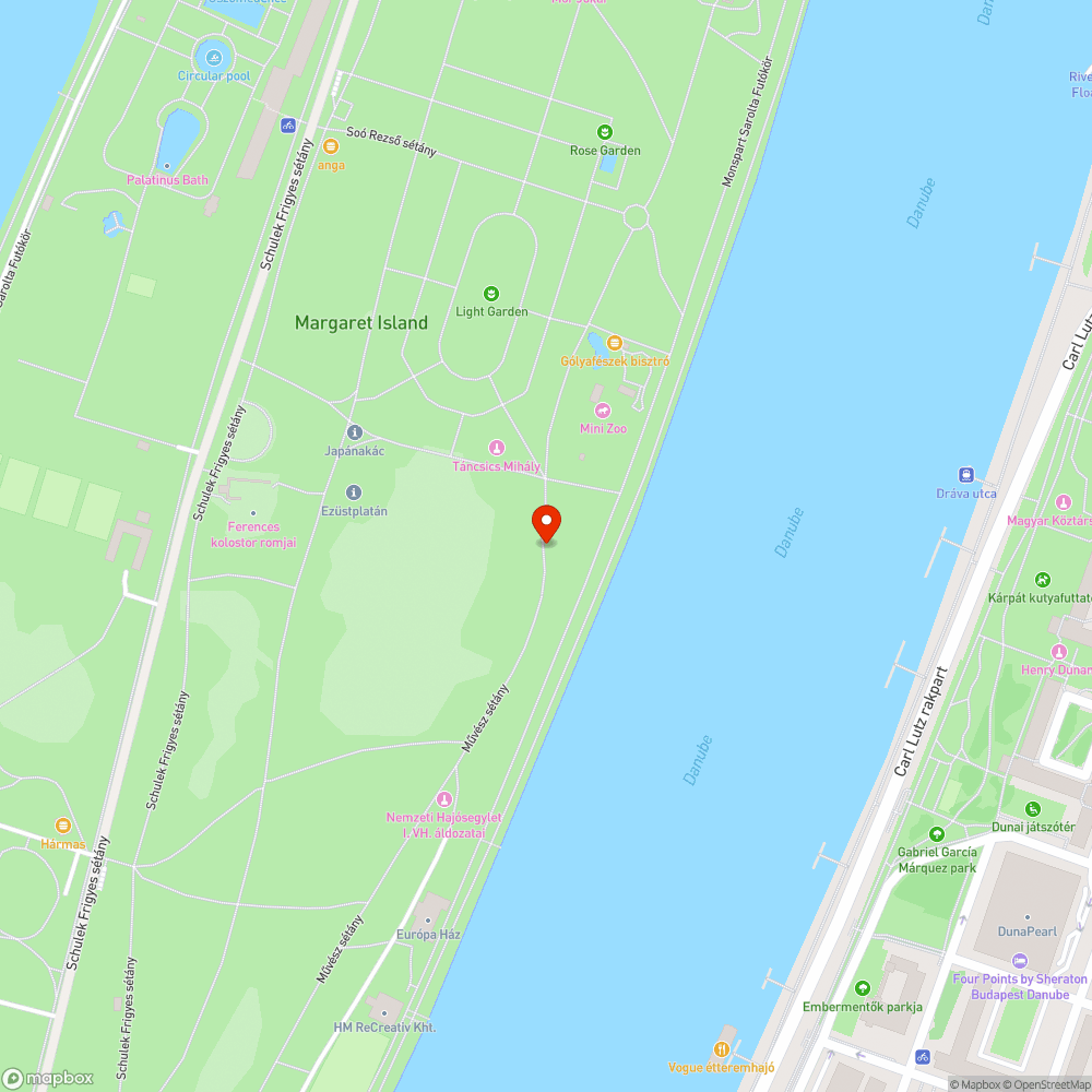 Margitszigeti futópálya sorban nem égő lámpák bejelentés helye