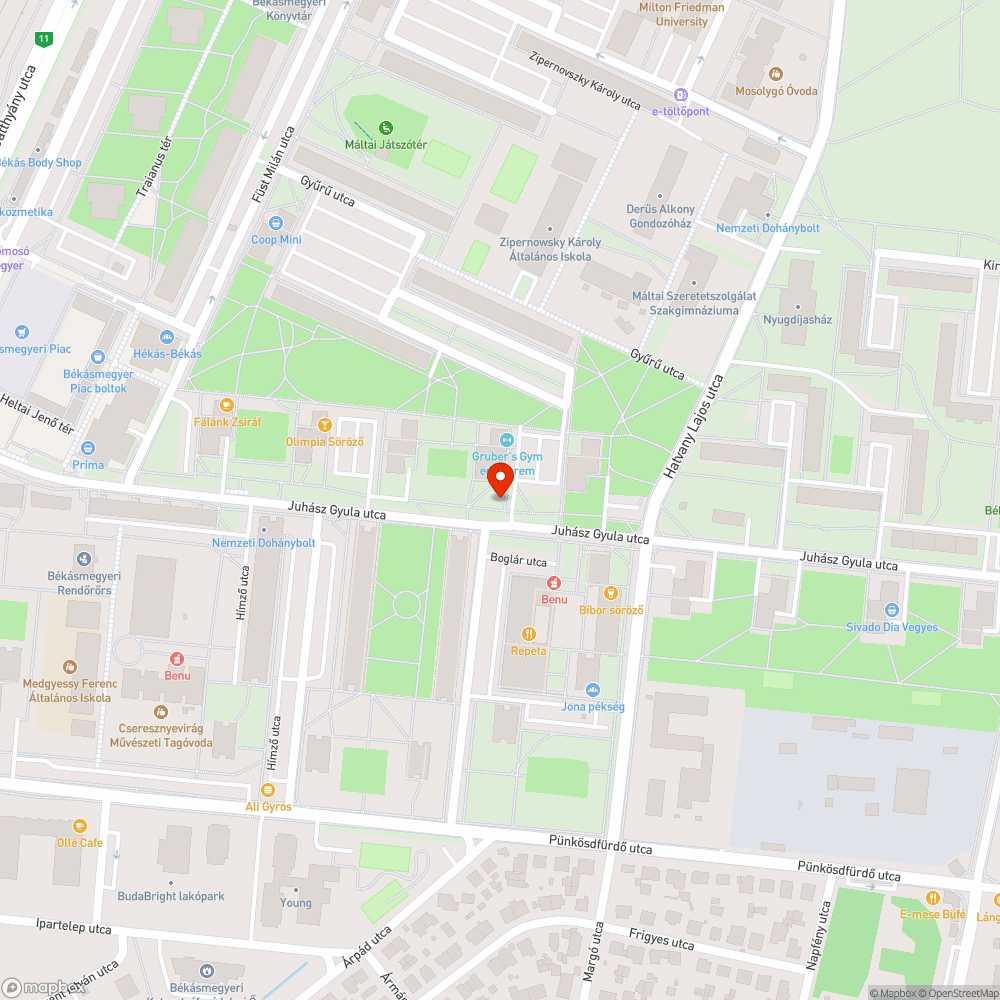 Leszakadt szemetes bejelentés helye