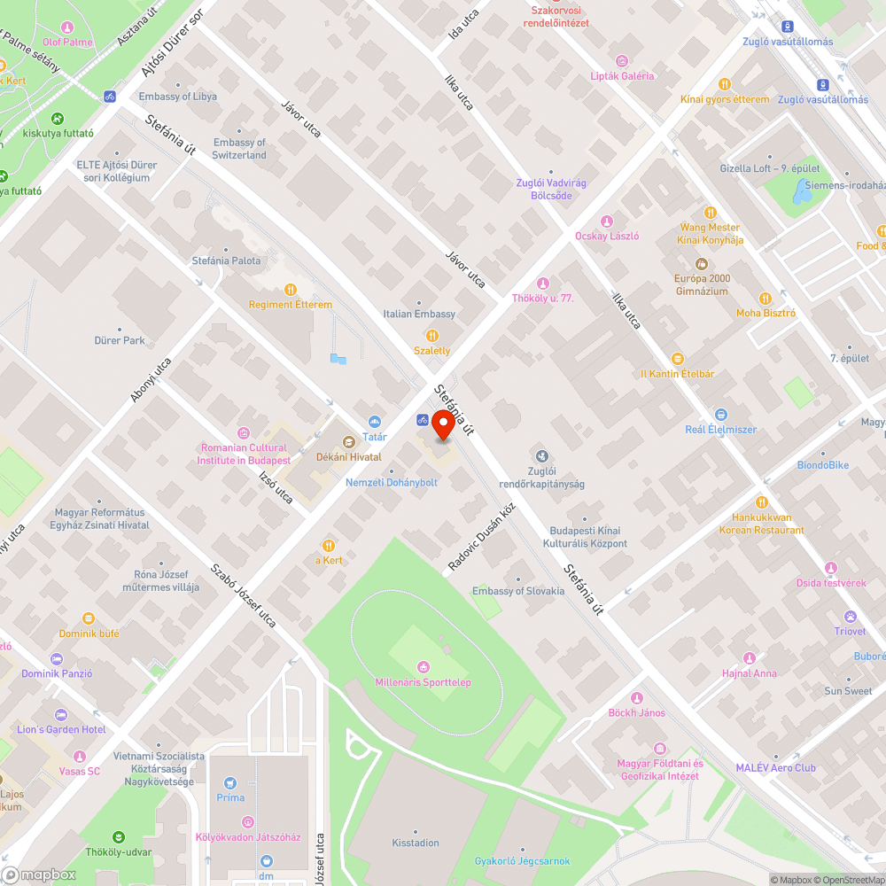 Szemetes járda bejelentés helye