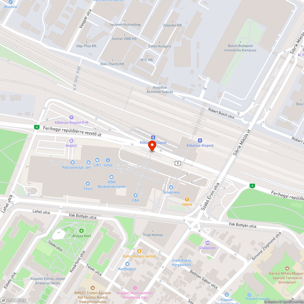 Beázó KöKi II. 4.0 bejelentés helye