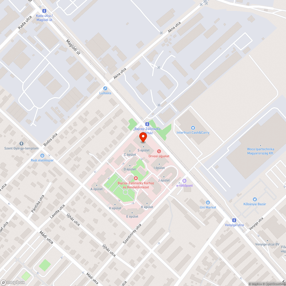 Beszakadt úttest bejelentés helye