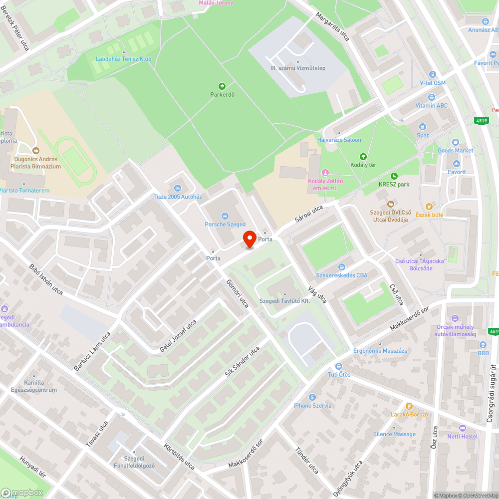 Elhagyott jármű közterületen bejelentés helye