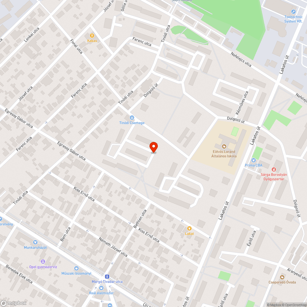 Csúszós útszakasz bejelentés helye