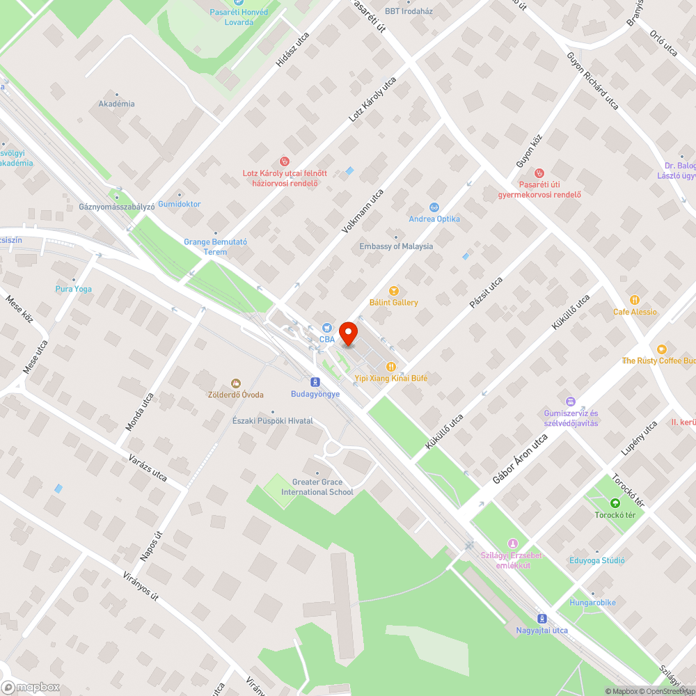 Koszos, elhanyagolt parkoló bejelentés helye