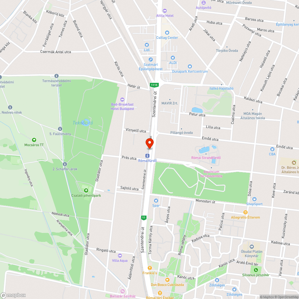 Firkás megálló bejelentés helye