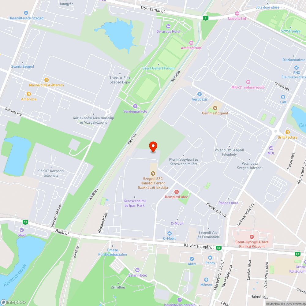 Úttestre belógó fa bejelentés helye