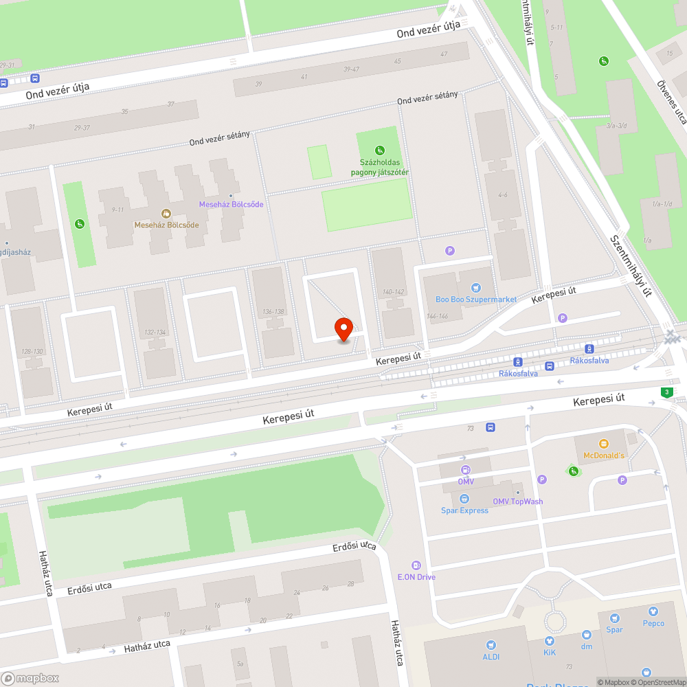 Hetek óta felbontott terület bejelentés helye