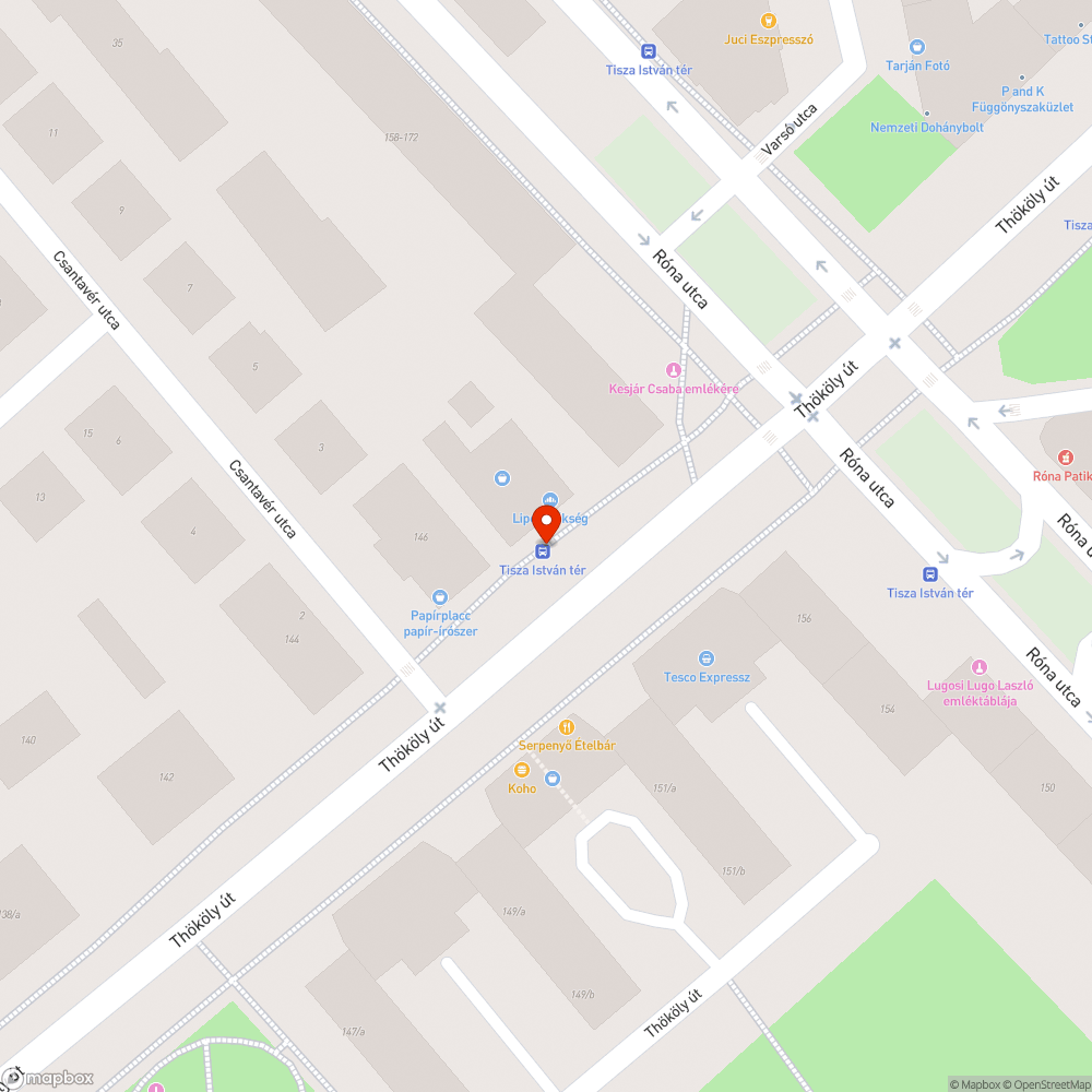 Gazos, szemetes buszmegálló bejelentés helye