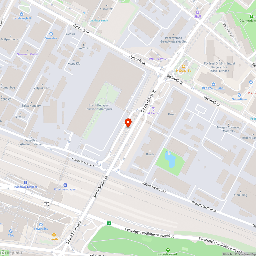 Egy darab nagyon megkopott pad bejelentés helye