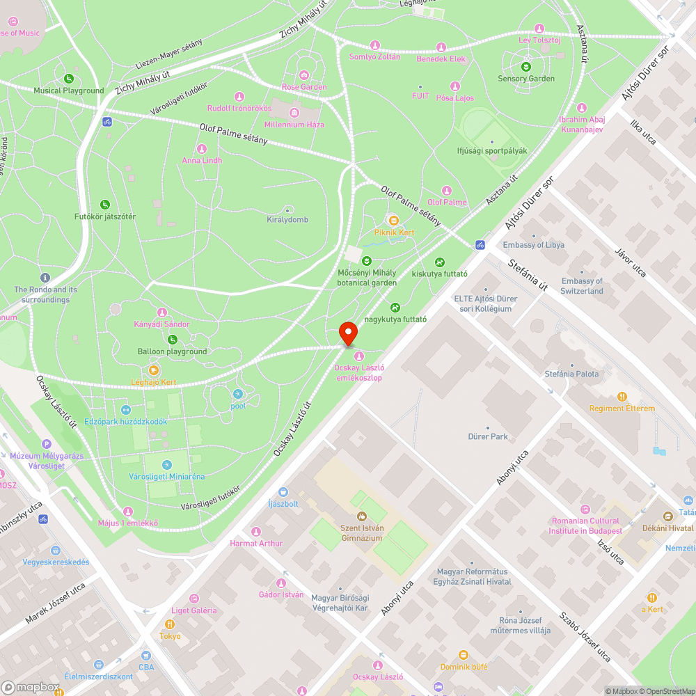 Felszíni öntöző bejelentés helye