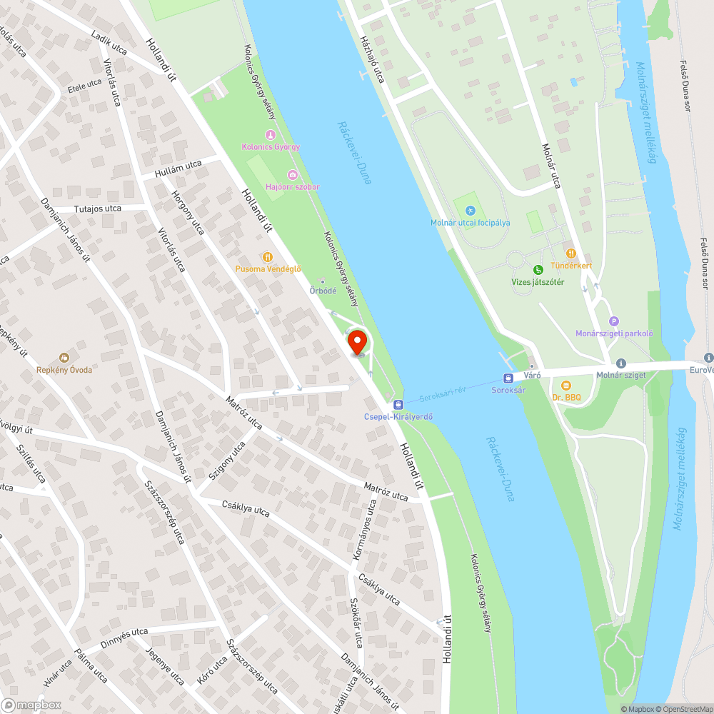 Két elhagyott jármű bejelentés helye