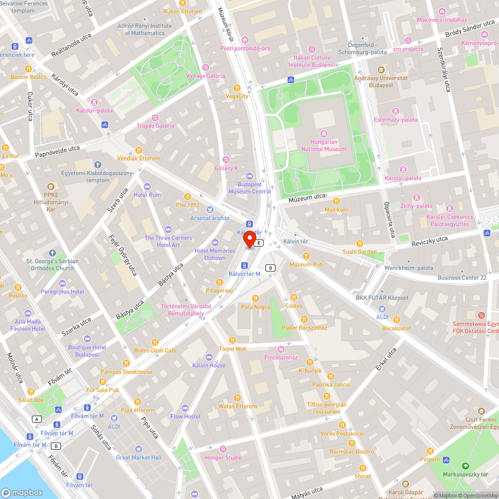 Fa hiányzik a Kálvin téren bejelentés helye