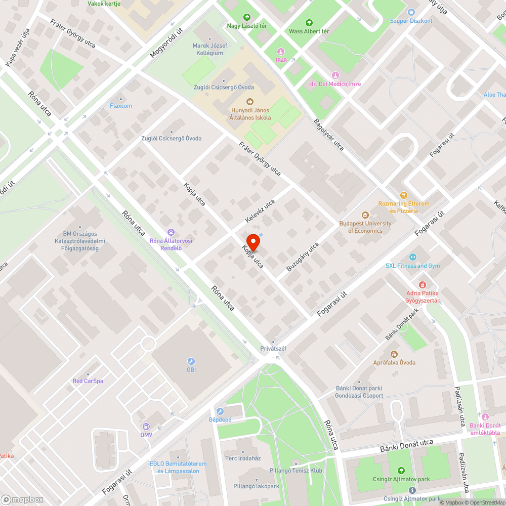 Elszáradt zöldhulladék bejelentés helye