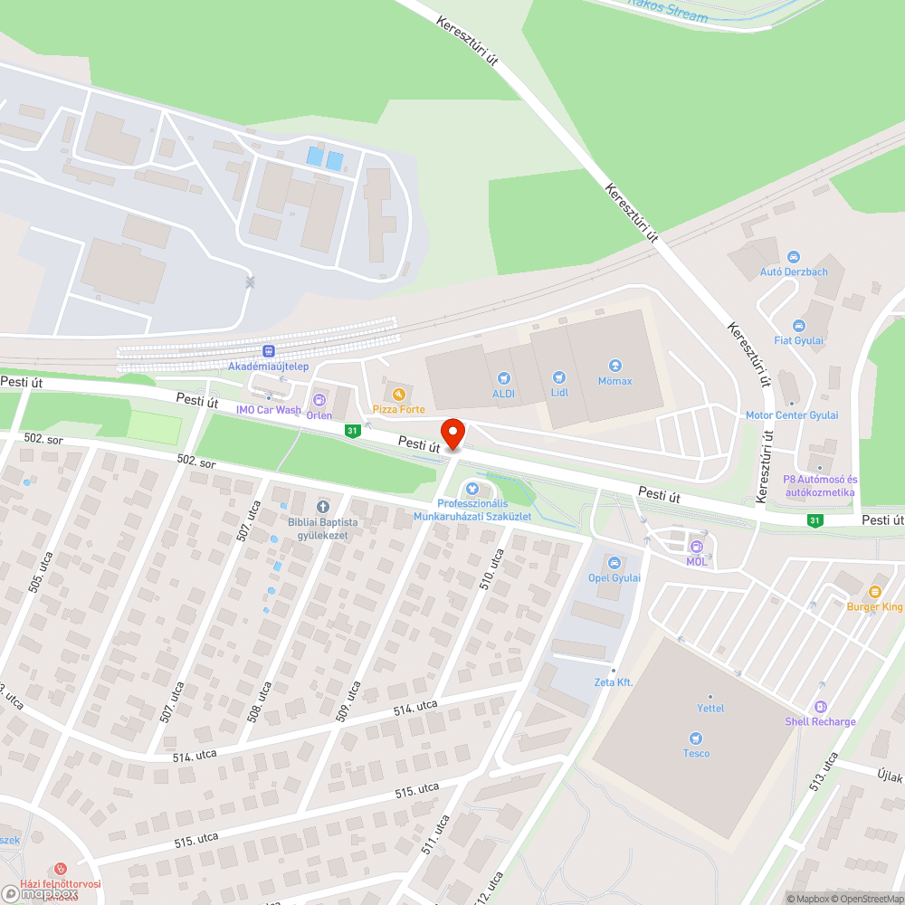 Csőtörés? bejelentés helye