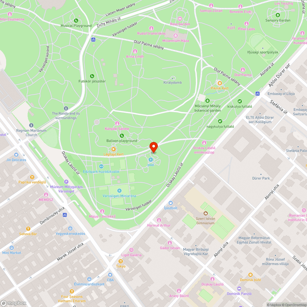 Feltépett burkolat bejelentés helye