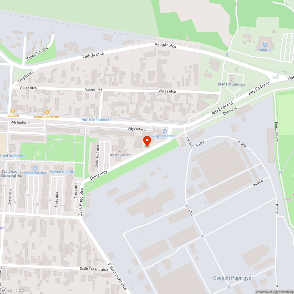 Autógumi-halom bejelentés helye