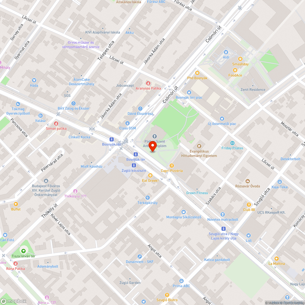 Botlásveszélyes térkő Zugló központi terén, sérült vízelvezető bejelentés helye