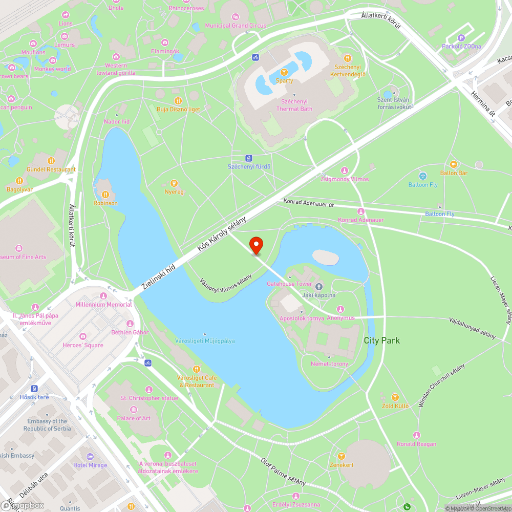 Kátyúk a Vajdahunyad vár mellett bejelentés helye