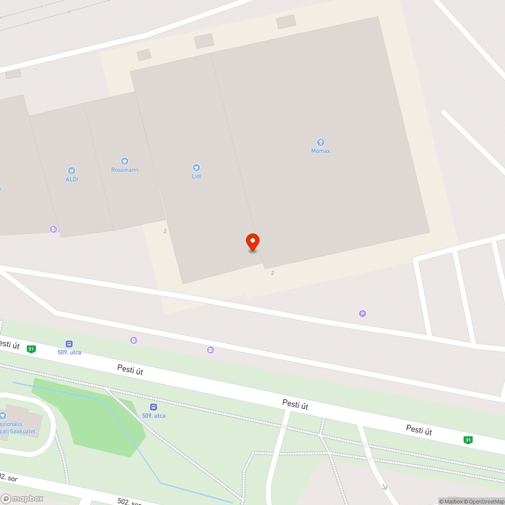 Kosz bejelentés helye