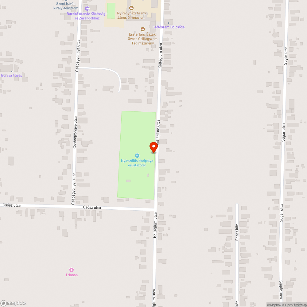 Parlagfű bejelentés helye