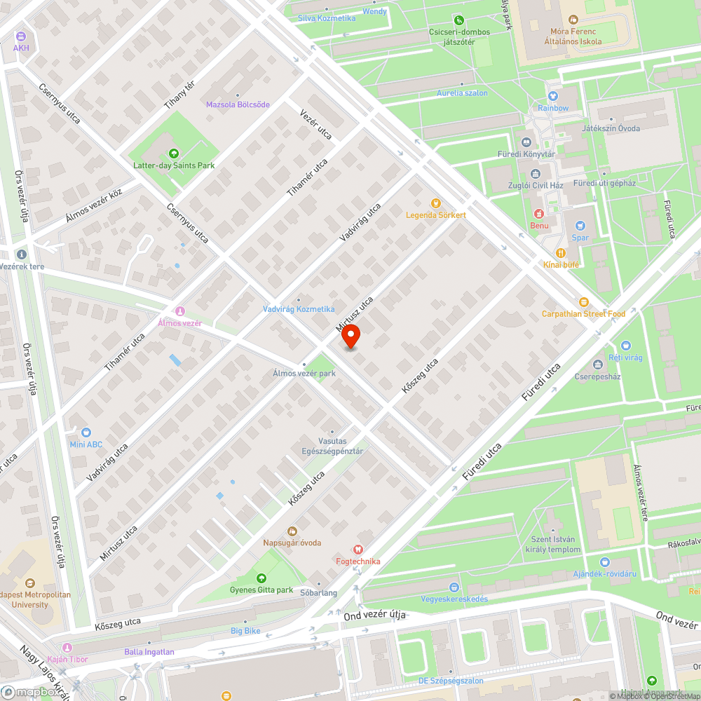 Roncs autó bejelentés helye