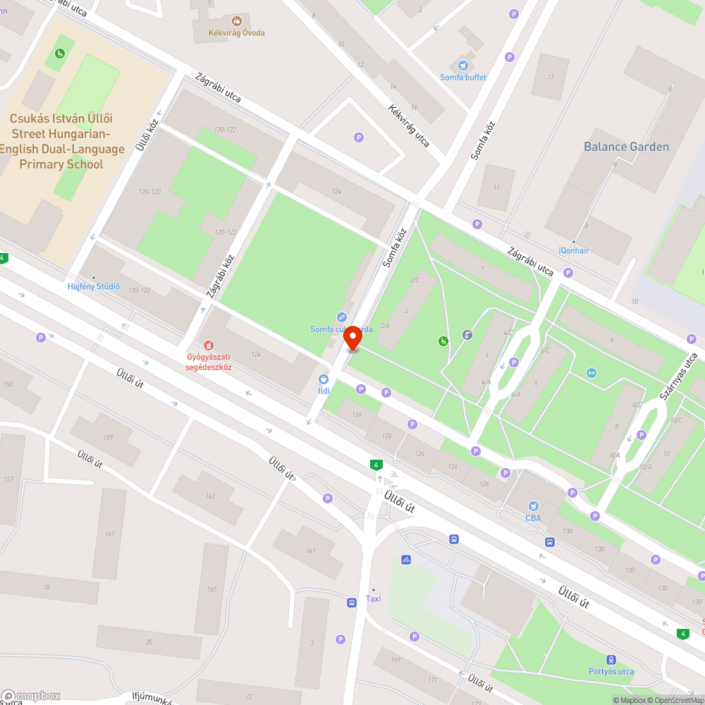 Kupac szemet bejelentés helye