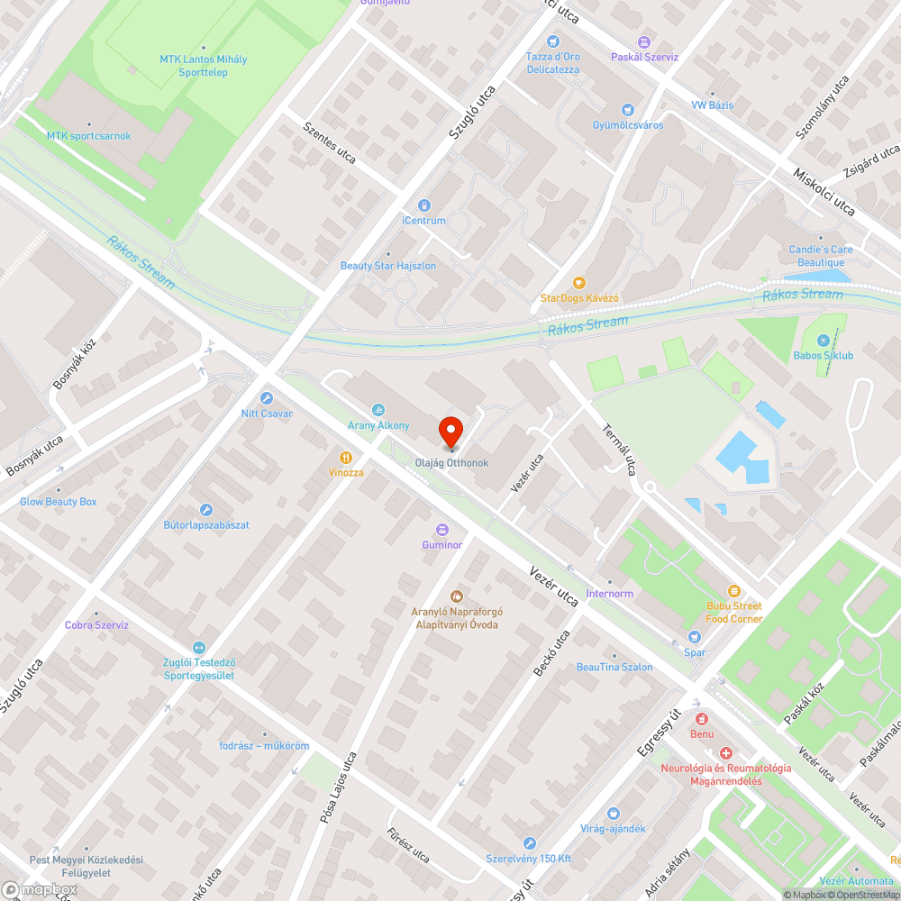 Kidőlt fa bejelentés helye