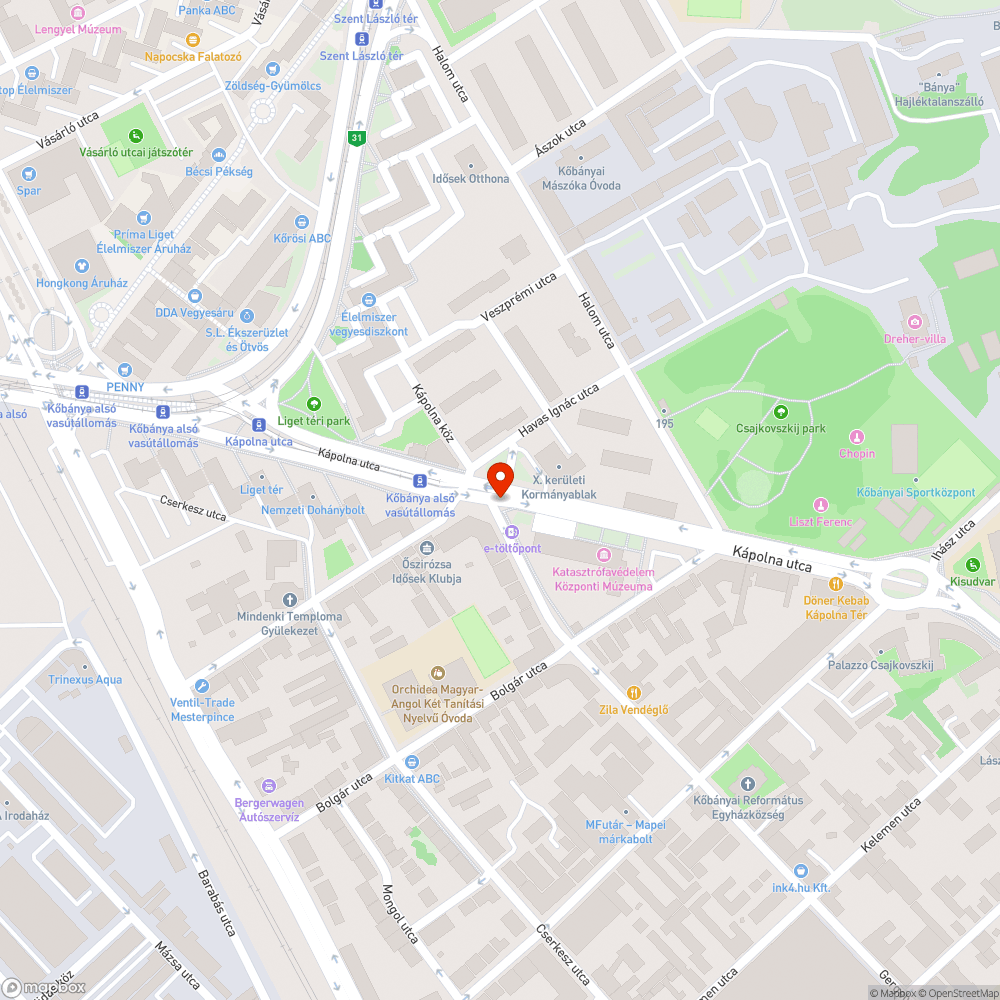 Kidőlt tábla bejelentés helye