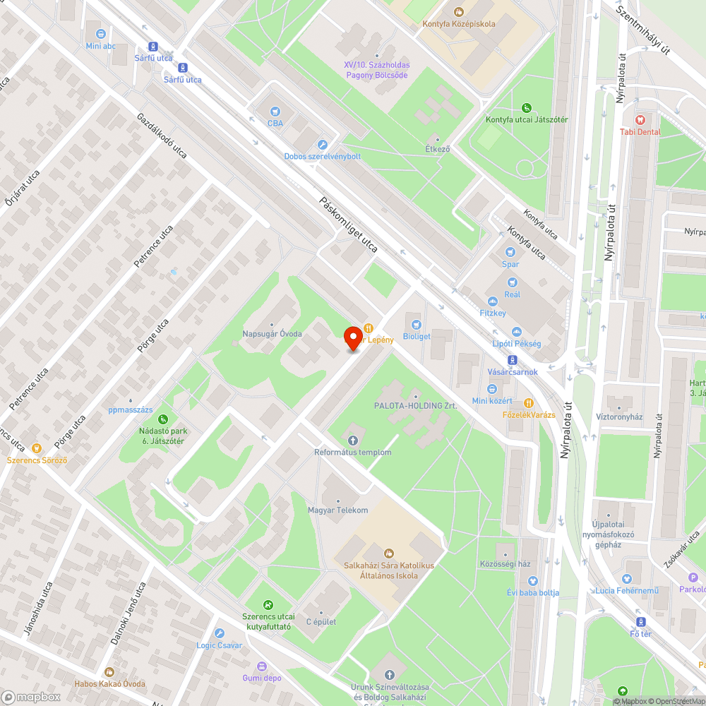 Elhagyott Ford bejelentés helye