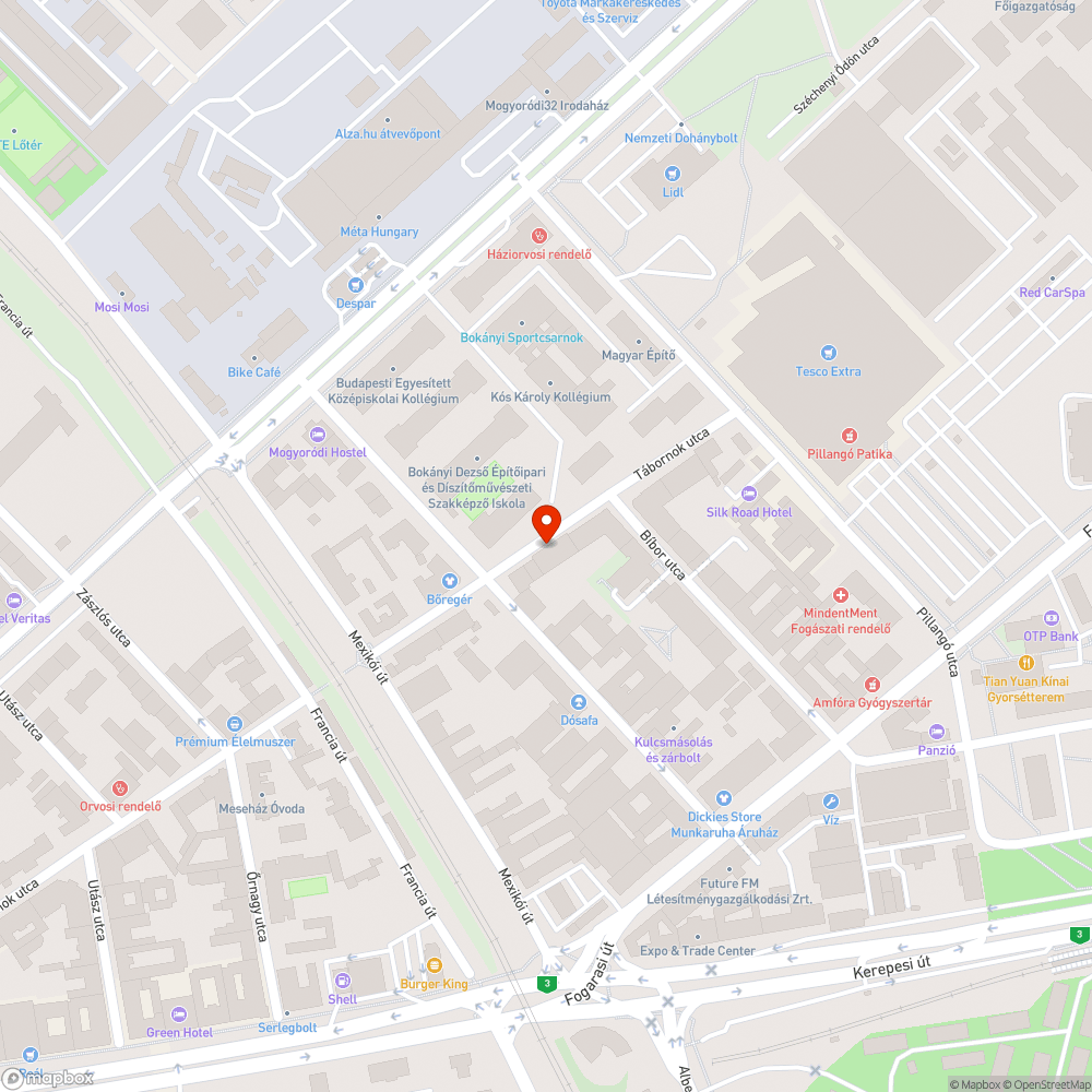 Illegális szemétlerakás bejelentés helye