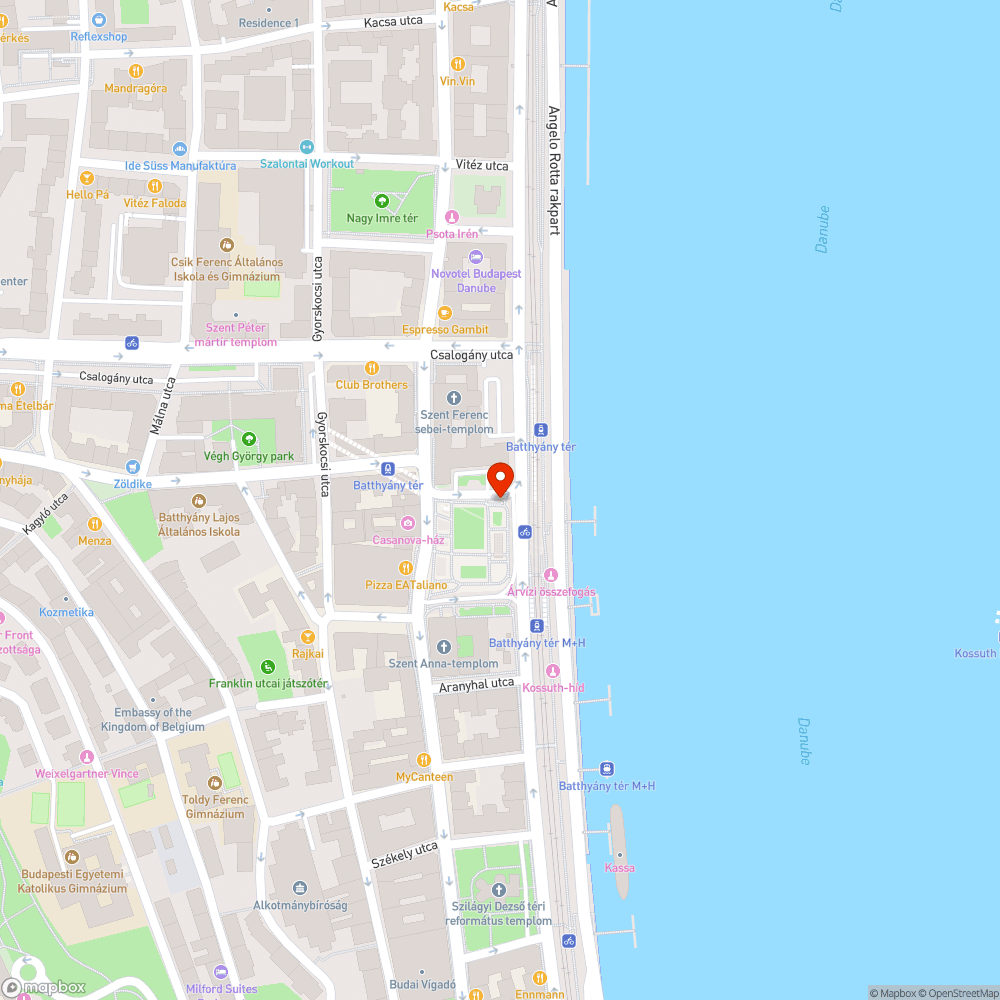 Beázás a Batthyány tèri aluljáróban bejelentés helye