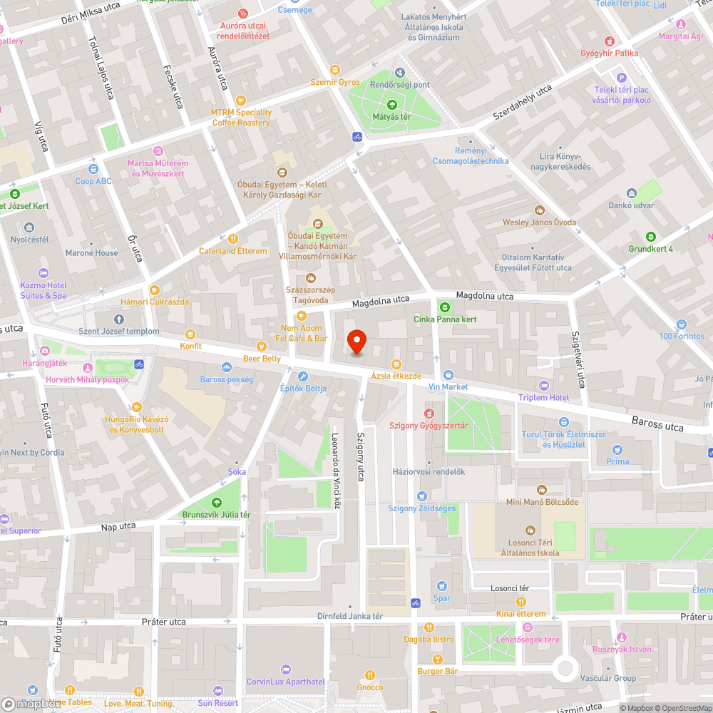 Illegális szemét a Baross utcában bejelentés helye