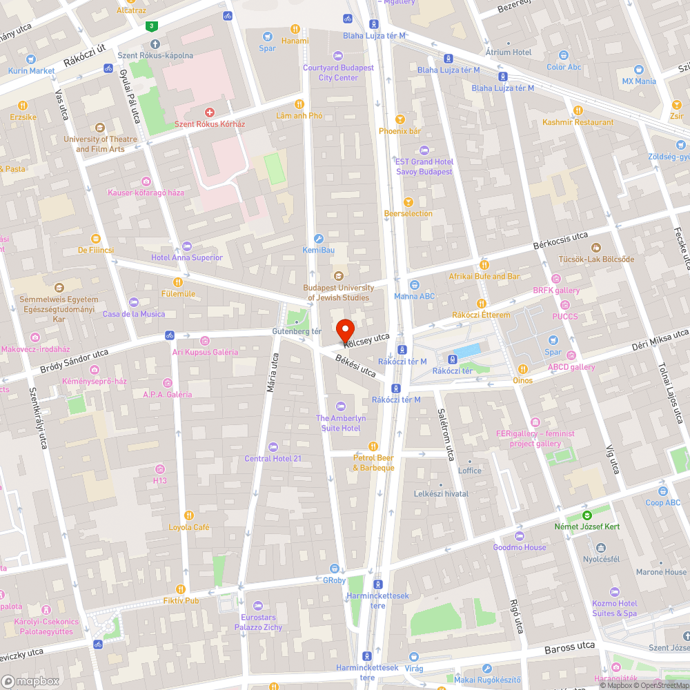 Elhagyott kerékpár bejelentés helye