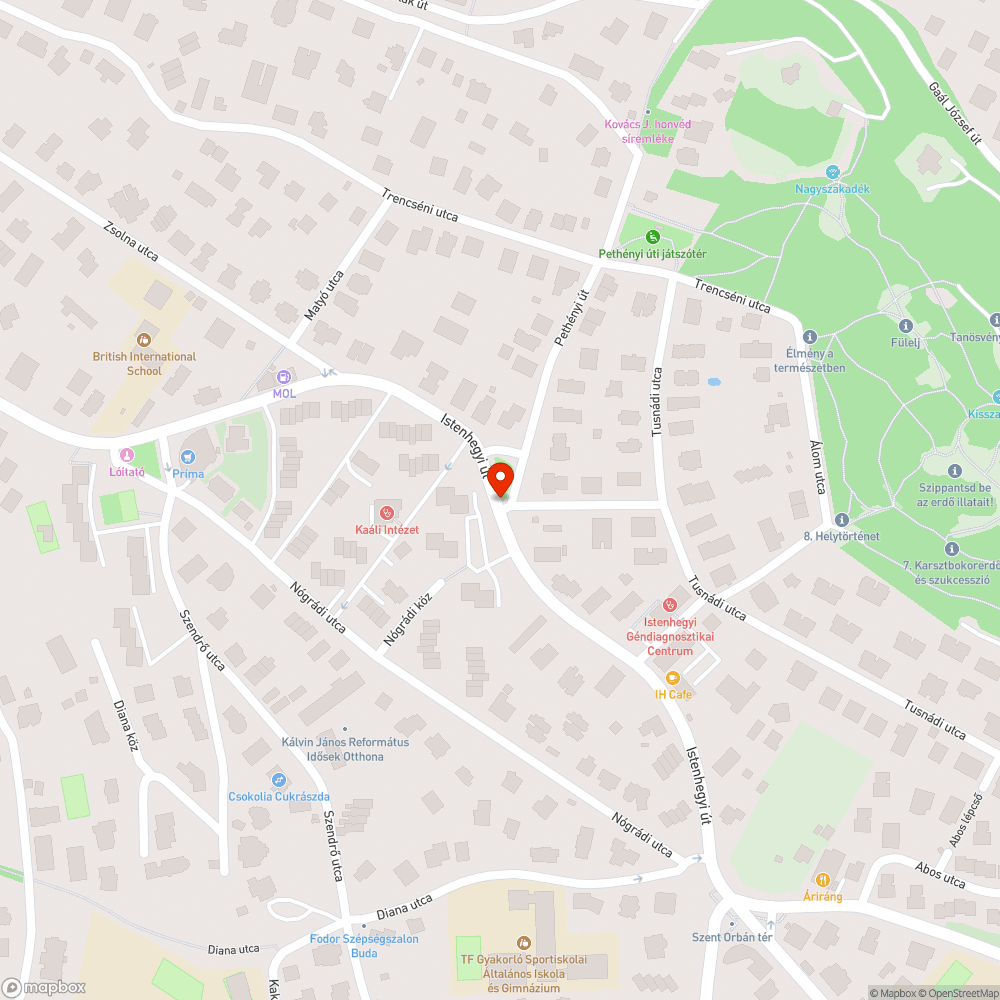 Megolvadt kuka bejelentés helye