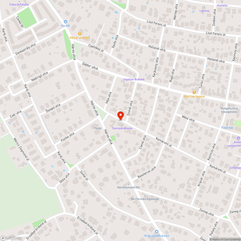 Leszakadt kábel bejelentés helye