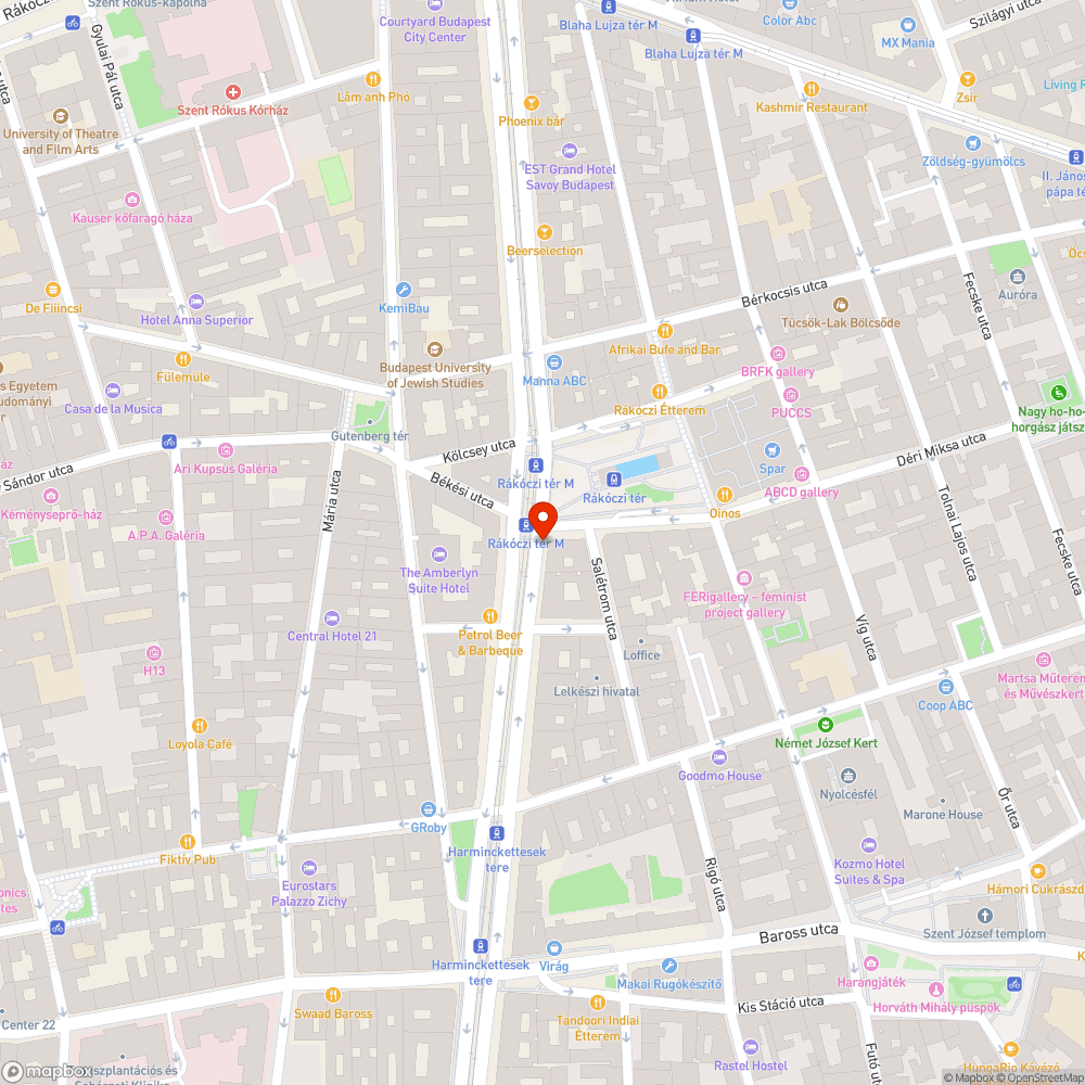 Elmozdult rács bejelentés helye