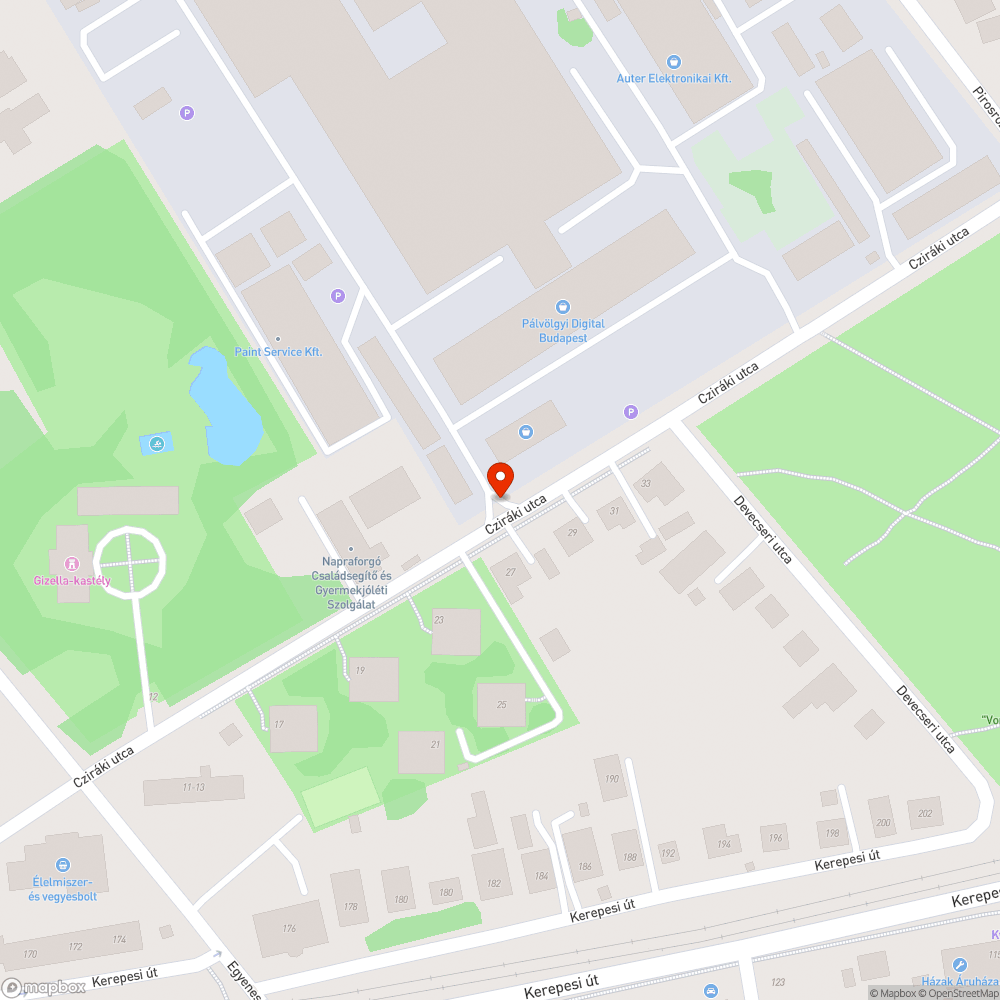 Eltömődött, növényekkel teli víznyelő - Cziráki utca bejelentés helye