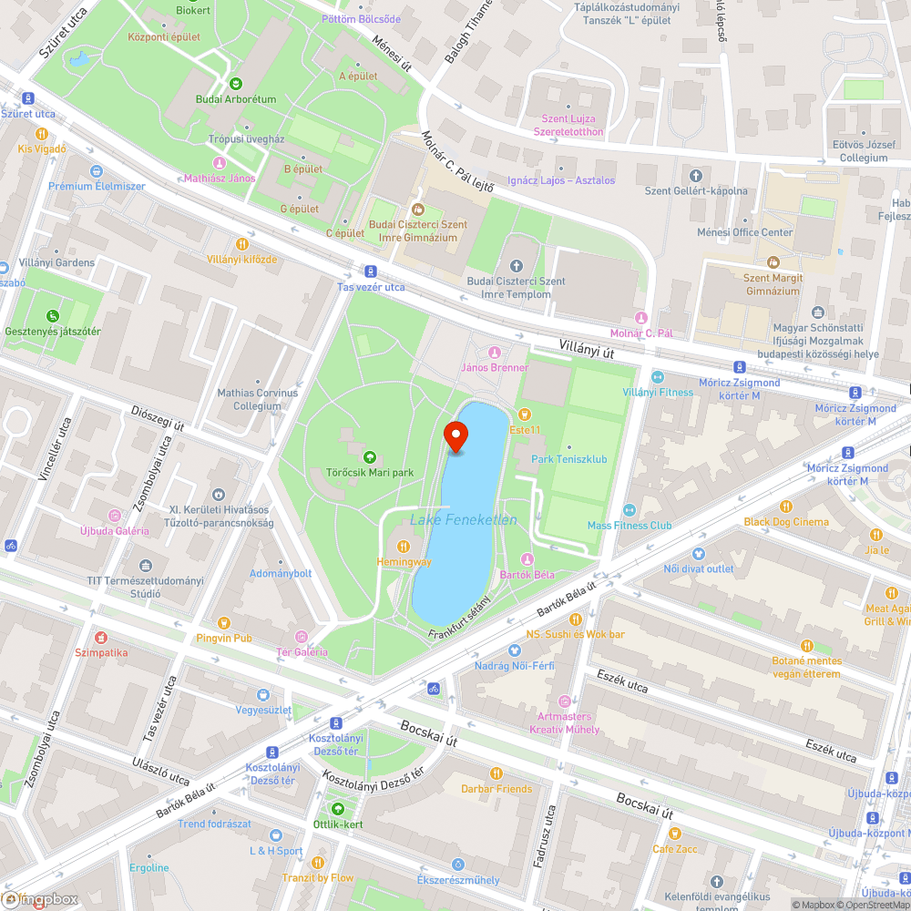 Elhanyagolt padok a Feneketlen tónál bejelentés helye