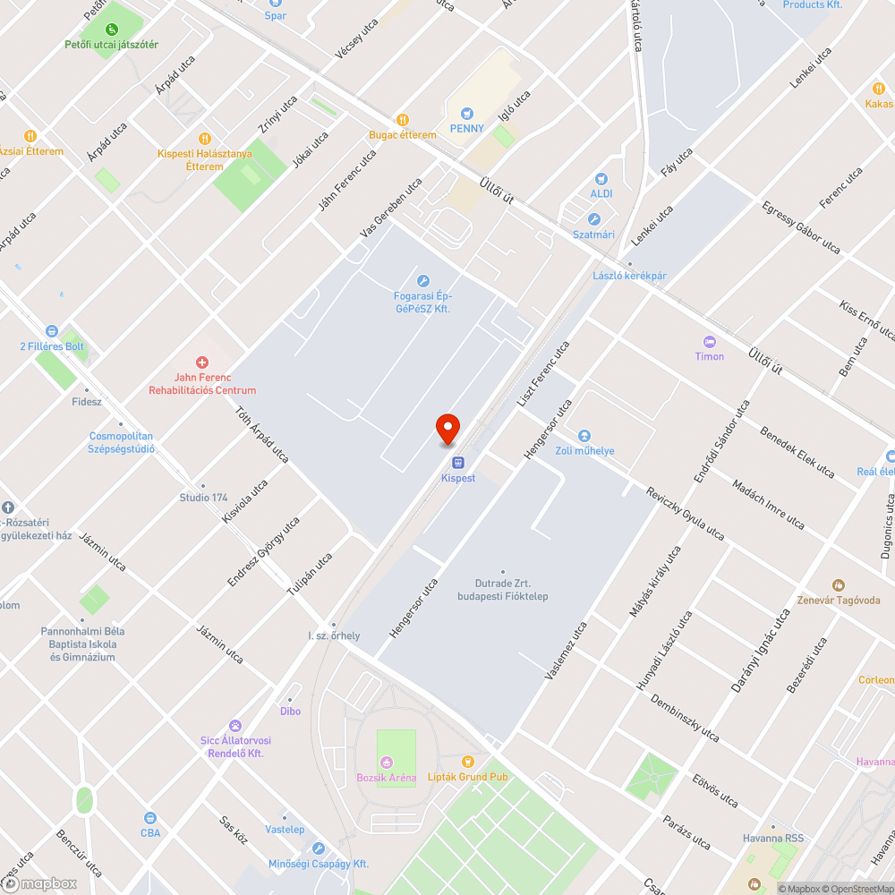 Szemét , patkány , bálványfa. bejelentés helye