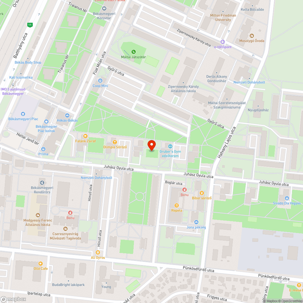 Játszótér kapuja leszakadt bejelentés helye