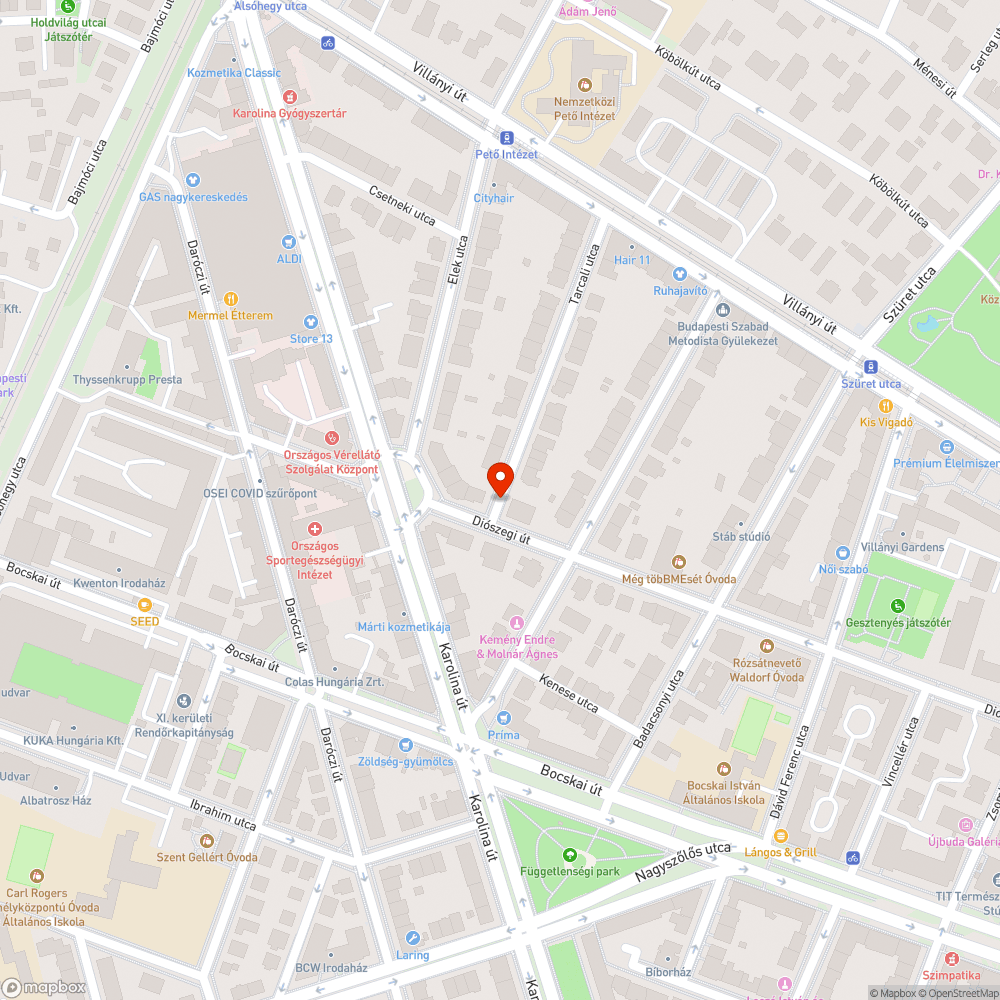 Évek óta mozdulatlan autó bejelentés helye